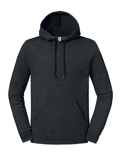 Eco® Premium Blend Hooded Sweatshirt — Black Ink Heather