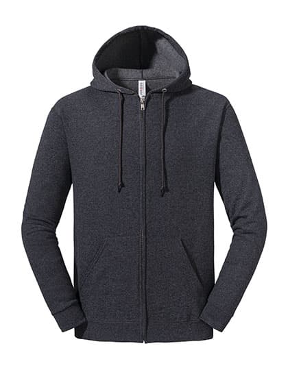 Nublend® Full-Zip Hooded Sweatshirt — Black Heather