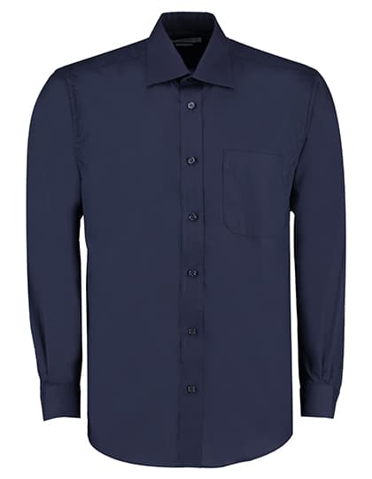 Men´s Classic Fit Business Shirt Long Sleeve — Dark Navy