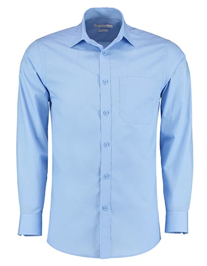 Men´s Tailored Fit Poplin Shirt Long Sleeve — Light Blue
