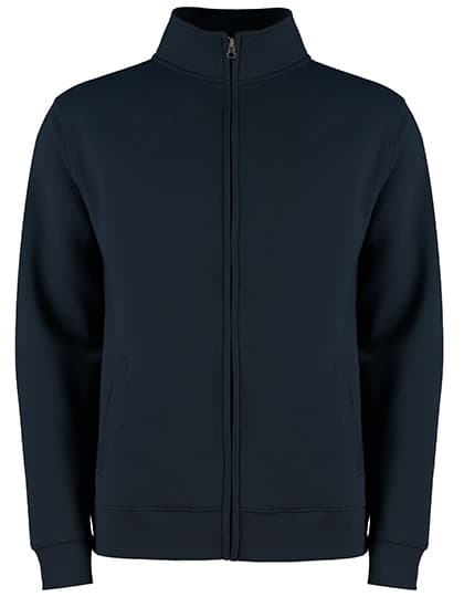 Regular Fit Zipped Sweatshirt — Navy