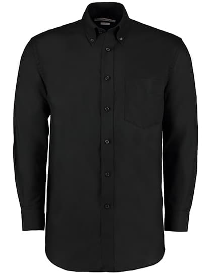 Men´s Classic Fit Workwear Oxford Shirt Long Sleeve — Black