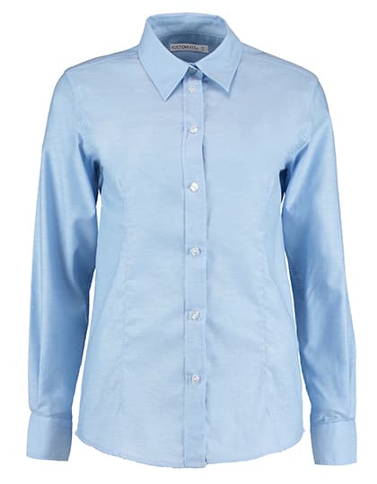 Women´s Tailored Fit Workwear Oxford Shirt Long Sleeve — Light Blue