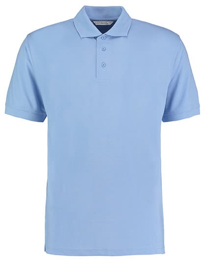 Classic Fit Klassic Superwash® 60° Polo — Light Heather Blue