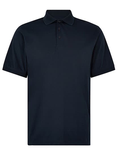 Regular Fit Superwash® 60° Jersey Polo — Navy