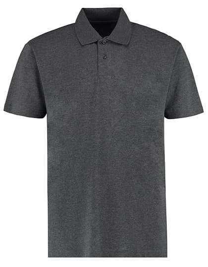 Regular Fit Workforce Polo — Dark Grey Marl