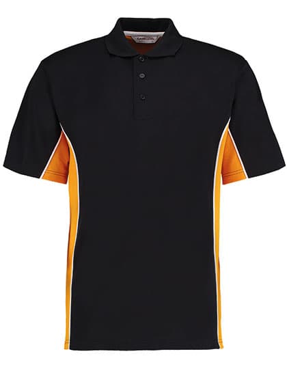 Classic Fit Track Polo — Black