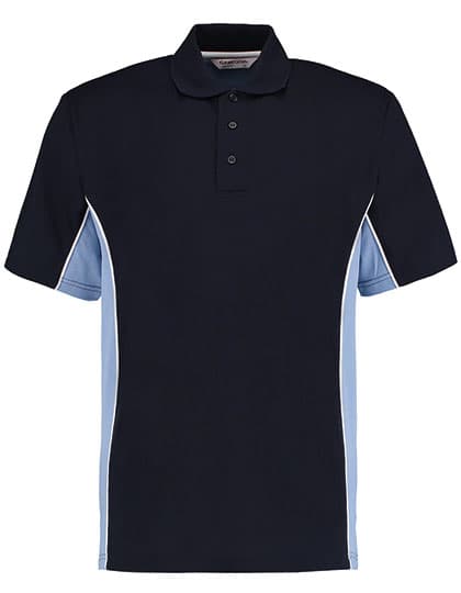 Classic Fit Track Polo — Navy