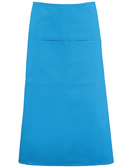 Long Superwash® 60º Bar Apron Unisex — Turquoise