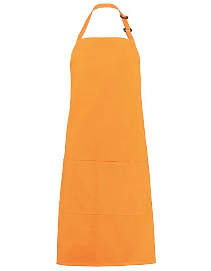 Bib Superwash® 60º Bar Apron  Unisex — Orange
