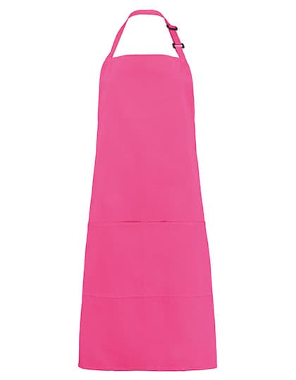 Bib Superwash® 60º Bar Apron  Unisex — Raspberry