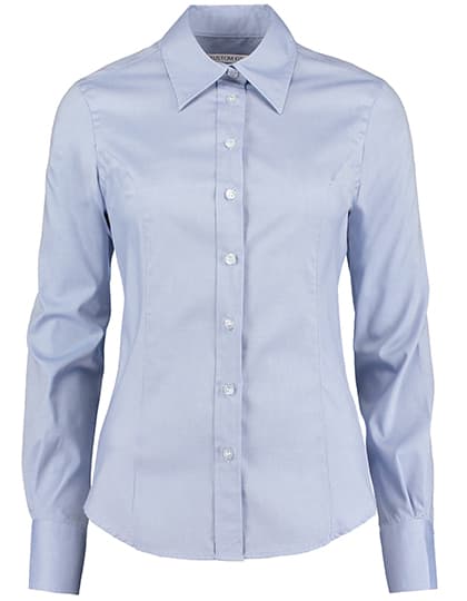 Women´s Tailored Fit Corporate Oxford Shirt Long Sleeve — Light Blue
