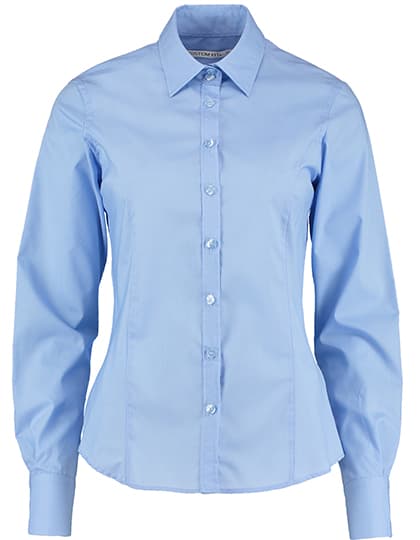 Women´s Tailored Fit Business Shirt Long Sleeve — Light Blue