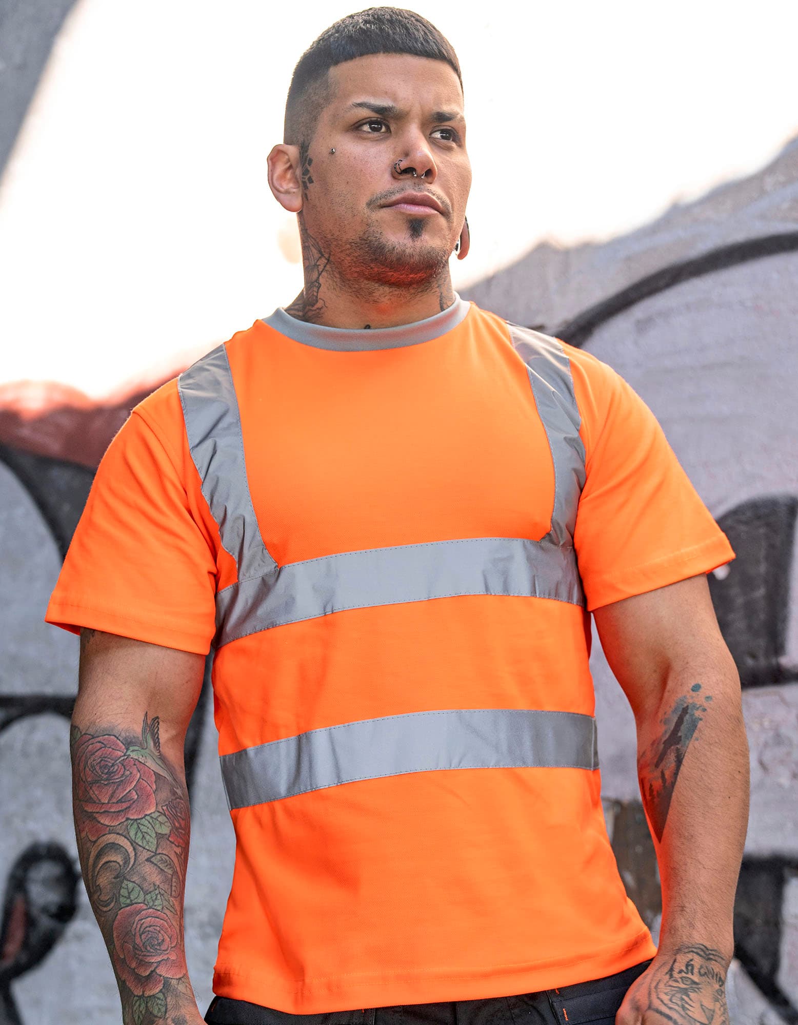 Heavy Duty Polycotton Hi-Vis T-Shirt Barcelona
