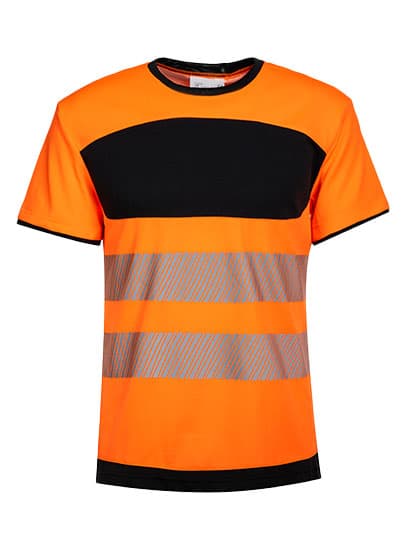 EOS Hi-Vis Workwear T-Shirt With Printing Area — Signal Orange