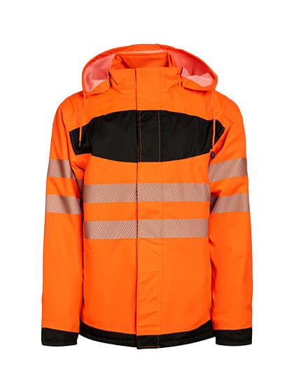 EOS Hi-Vis Workwear Parka With Printing Area — Signal Orange