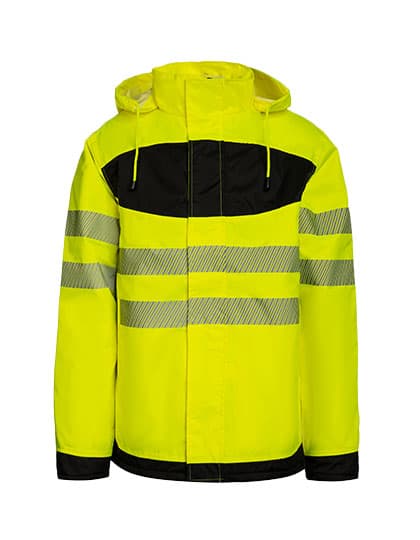 EOS Hi-Vis Workwear Parka With Printing Area — Signal Yellow
