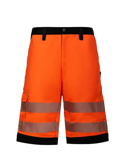 EOS Hi-Vis Workwear Shorts With Printing Areas — Signal Orange