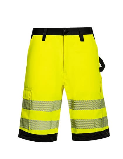 EOS Hi-Vis Workwear Shorts With Printing Areas — Signal Yellow