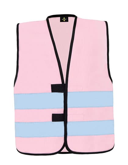 Kids´ Hi-Vis Functional Safety Vest Aarhus — Pink
