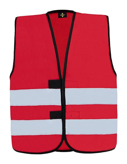 Kids´ Hi-Vis Functional Safety Vest Aarhus — Red