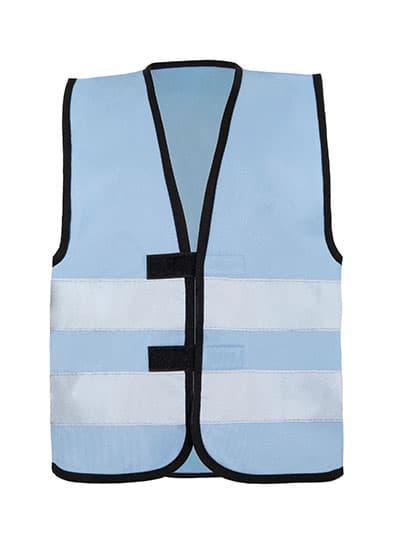 Kids´ Hi-Vis Functional Safety Vest Aarhus — Sky Blue