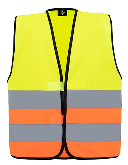 Kids´ Hi-Vis Functional Safety Vest Aarhus — Yellow