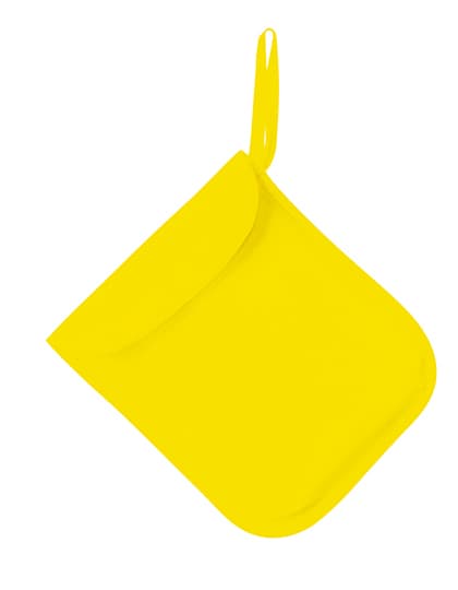 Knitted Storage Bag Naples — Signal Yellow