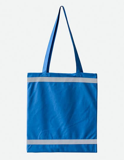 Warnsac® Reflective Shopping Bag With Long Handles — Blue