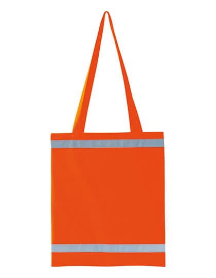Warnsac® Reflective Shopping Bag With Long Handles — Signal Orange