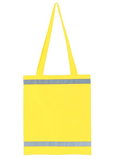 Warnsac® Reflective Shopping Bag With Long Handles — Signal Yellow