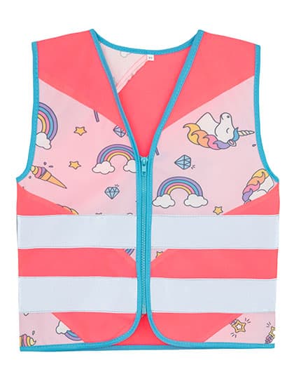 Children´s Safety Vest Action Fantasy CO² Neutral — Unicorn