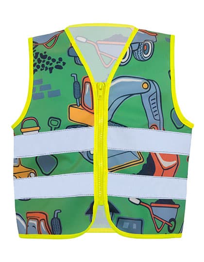 Children´s Safety Vest Action Working Heroes CO² Neutral — Construction site