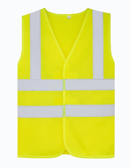 Childrens Safety Vest Esbjerg - 4 Reflective Stripes — Signal Yellow