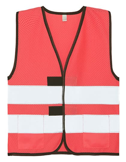 Mesh Safety Vest for Children Korfu — Neon Pink