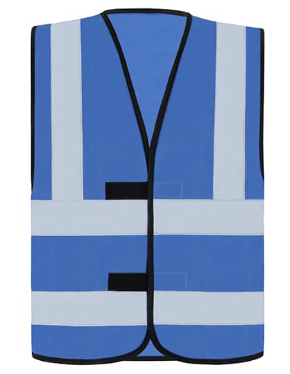 Hi-Vis Safety Vest With 4 Reflective Stripes Hannover — Blue