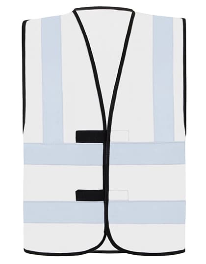 Hi-Vis Safety Vest With 4 Reflective Stripes Hannover — White