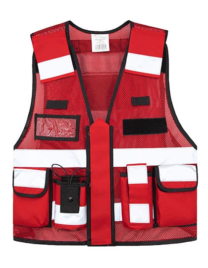 Mesh Tactical Vest Sparta — Red