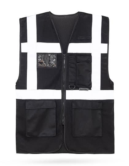 Mesh Multifunctional Vest Larisa — Black