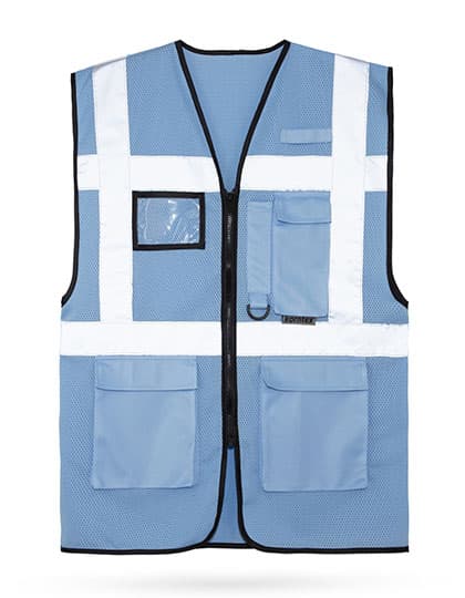 Mesh Multifunctional Vest Larisa — Sky Blue