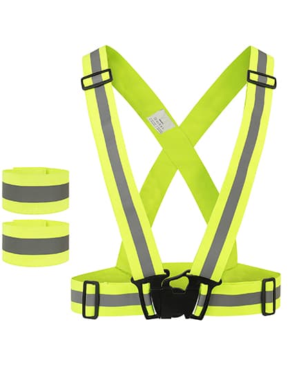 Elastic Hi-Vis Body Belt Glarus — Signal Yellow