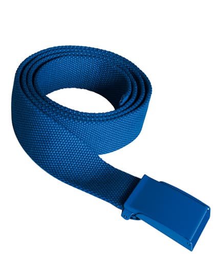 Trendy Promotional Belt Basel — Royal Blue