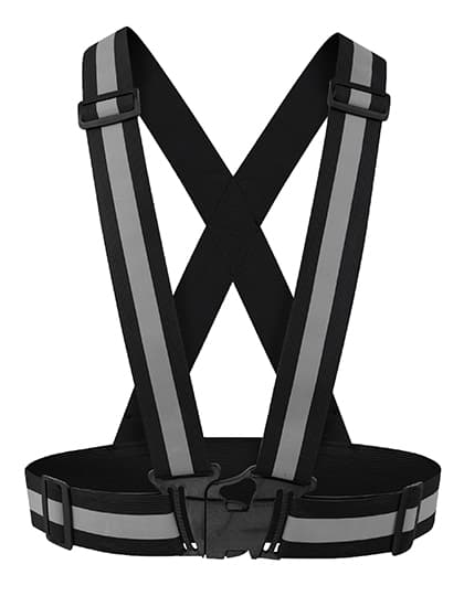 Elastic Hi-Vis Body Belt Prague — Black