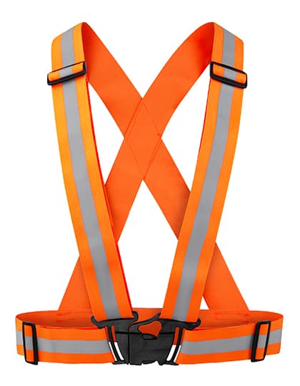 Elastic Hi-Vis Body Belt Prague — Orange