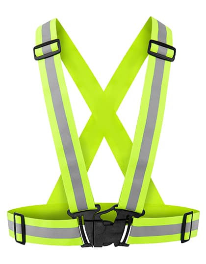 Elastic Hi-Vis Body Belt Prague — Yellow