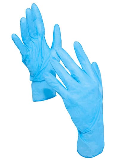Disposable Nitrile Gloves Kars (Pack of 100) — Blue