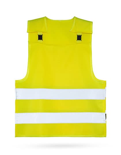 Children´s Safety Poncho with anti-strangulation system “Koge” — Signal Yellow