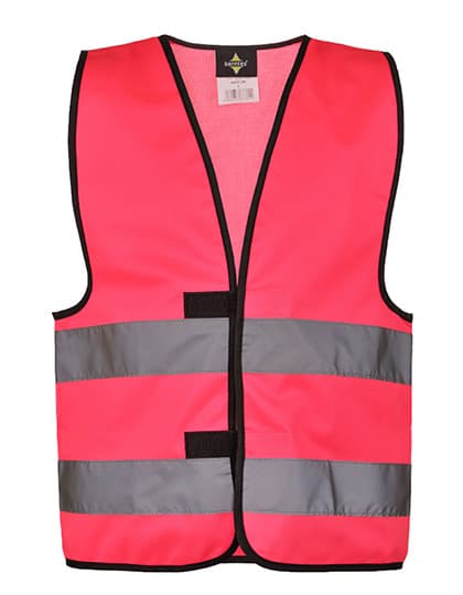 Kids´ Hi-Vis Safety Vest Aarhus — Neon Pink