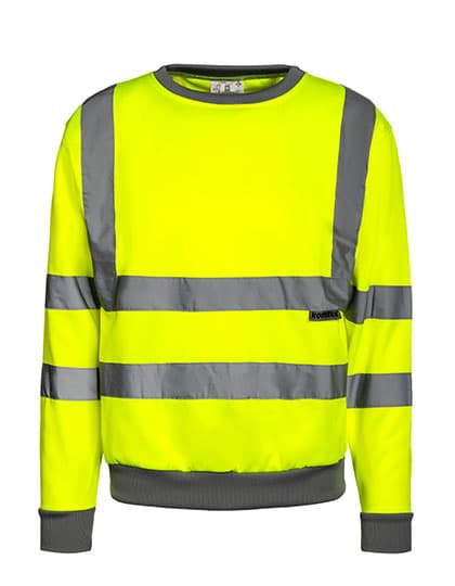Hi-Vis Workwear Sweatshirt Limerick — Signal Yellow