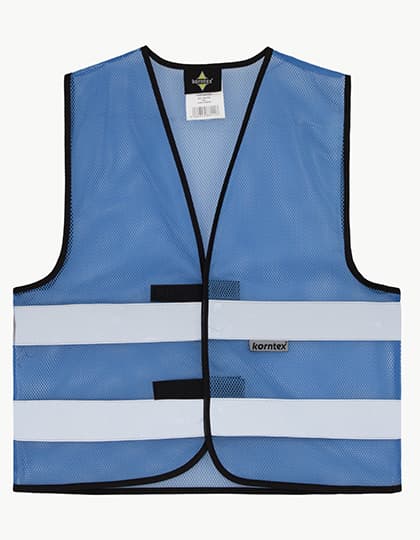 Hi-Vis Mesh Safety Vest Thessaloniki — Blue